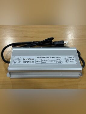 New (No Box) LED Waterproof Power Supply 24V 350W iP67. LED Driver Power Supply